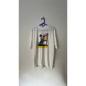 Single stitch GTE Visa volleyball tee, size XL